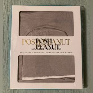 Posh Peanut swaddle beanie set